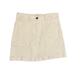 Boden A-Line Zip Front Mini‎ Skirt w/ Pockets NWOT Size 8P